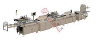 MHS-300 Type 2-color Fully Auto Silk Screen Printing Machine(roll to roll)